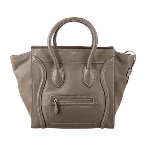 Celine mini luggage tote